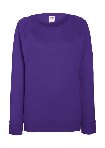 Felpa donna leggera maniche raglan