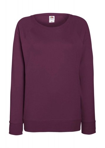 Felpa donna leggera maniche raglan