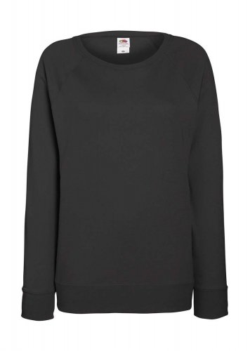 Felpa donna leggera maniche raglan
