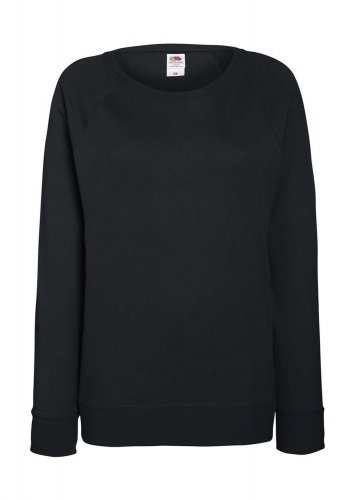 Felpa donna leggera maniche raglan