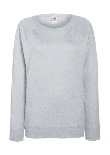 Felpa donna leggera maniche raglan