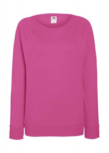 Felpa donna leggera maniche raglan