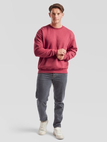 Felpa Set-In Uomo girocollo in cotone e poliestere