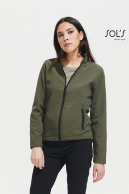 Chaqueta Race Mujer Cremallera Regular, 2 Bolsillos