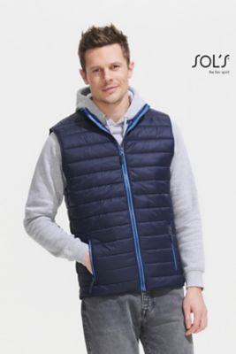 Gilet uomo Wave, 2 tasche zip, regular fit, 100% nylon