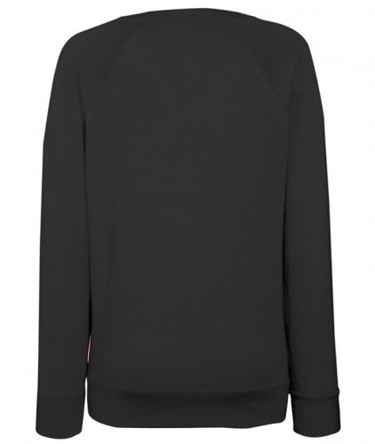 Felpa donna leggera maniche raglan