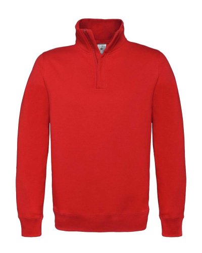 Felpa con cerniera 1/4 Red