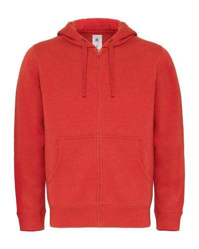 Hooded Full Zip /Men Red