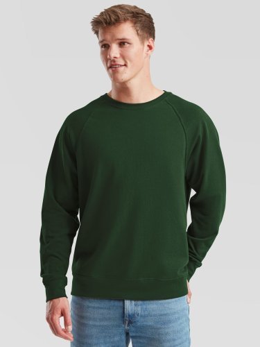 Felpa uomo leggera raglan Comfort e stile casual