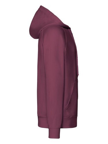 Felpa leggera Fruit of the Loom zip cappuccio 80% cotone