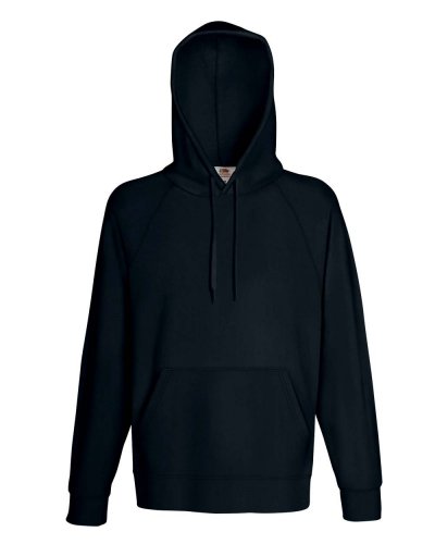 Felpa uomo leggera con cappuccio Lightweight Hooded Nero