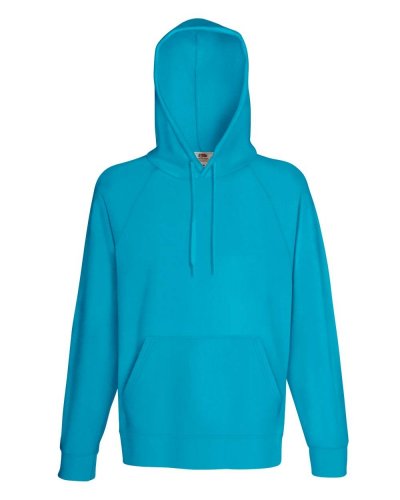 Felpa uomo leggera con cappuccio Lightweight Hooded Azure blue