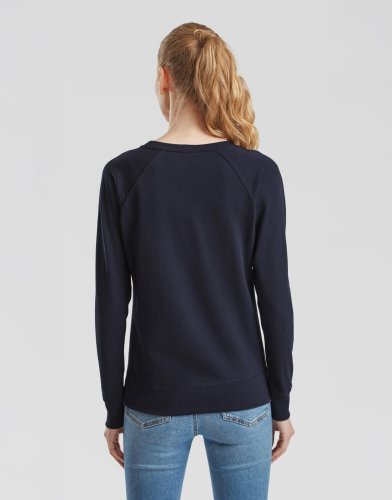 Felpa donna leggera girocollo Raglan