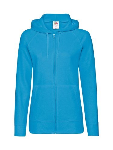 Felpa Fruit of the Loom con zip, cappuccio, cotone 80%