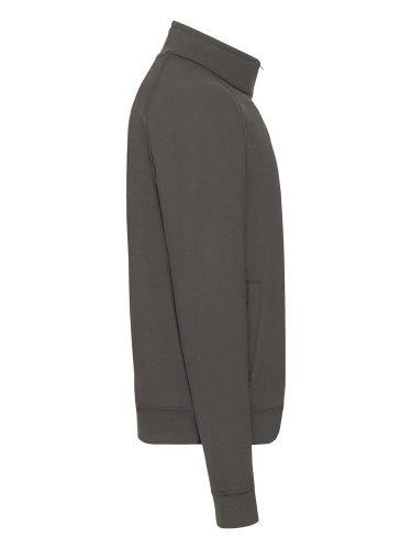Felpa Fruit of the Loom con zip, cotone/poliestere, regular fit