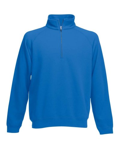Felpa classica con 1/2 cerniera Royal blue