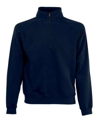 Felpa premium con 1/2 cerniera Deep navy