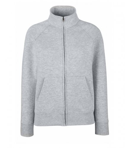 Felpa Lady-Fit con cerniera Premium