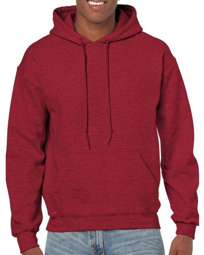 Felpa con cappuccio Heavy Blend Antique Cherry Red