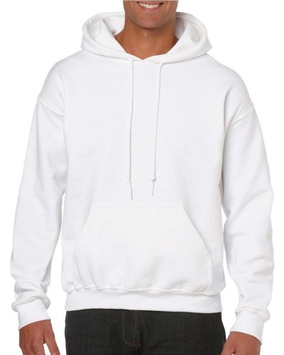 Felpa con cappuccio Heavy Blend Bianco