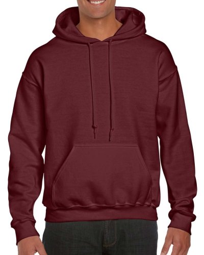 Felpa con cappuccio DryBlend Maroon