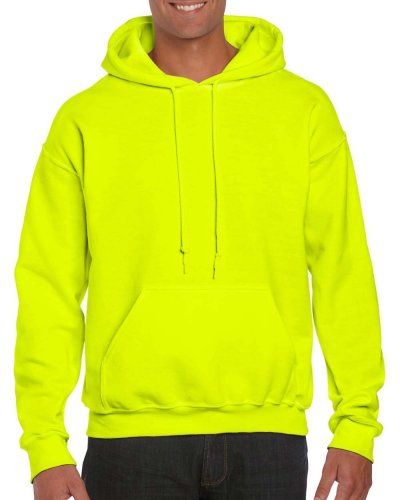 Felpa con cappuccio DryBlend Safety Green