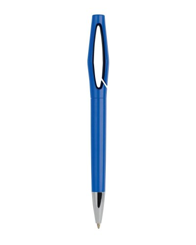 Penna a sfera con chiusura a rotazione Blu