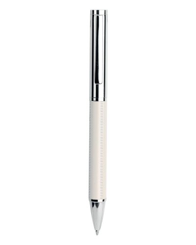 Penna a sfera in metallo Bianco