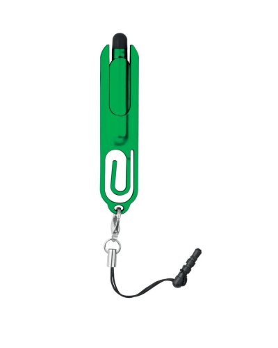 Mini penna a sfera con touch screen Verde