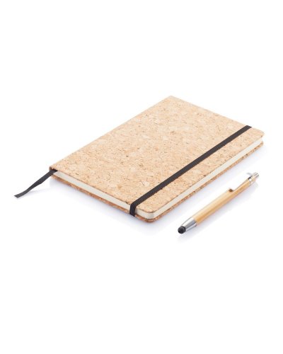 Taccuino A5 Cork con penna in bambù