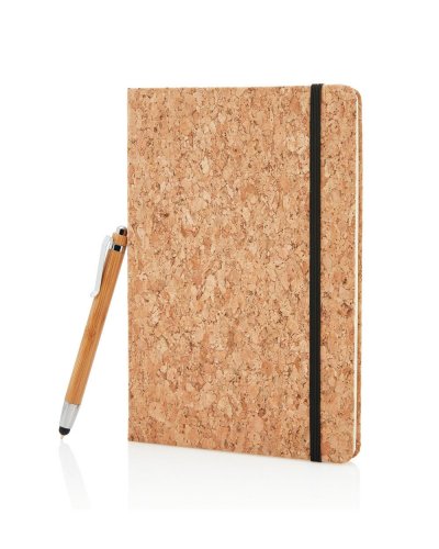 Taccuino A5 Cork con penna in bambù