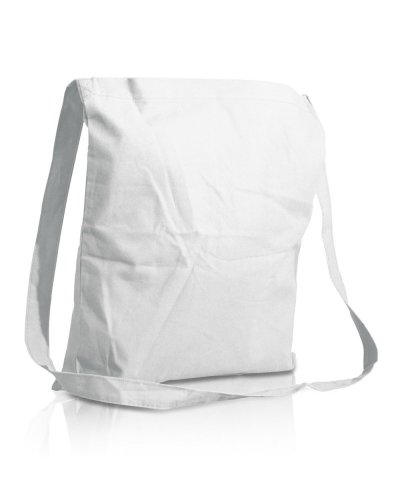 Tracolla in cotone Campus Bianco