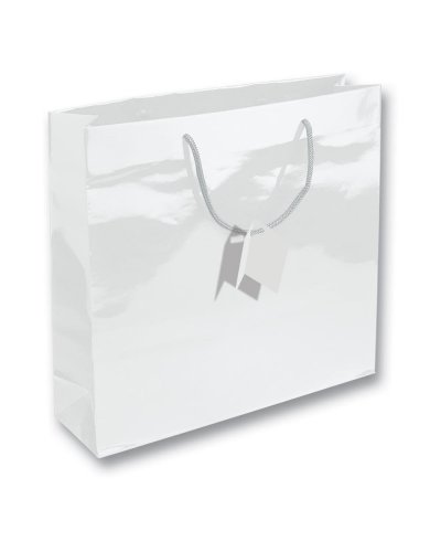 Shopper plastificata Bianco