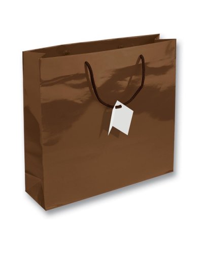 Shopper plastificata Marrone