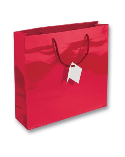 Shopper plastificata Rosso