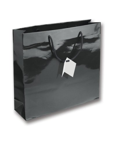 Shopper plastificata Nero