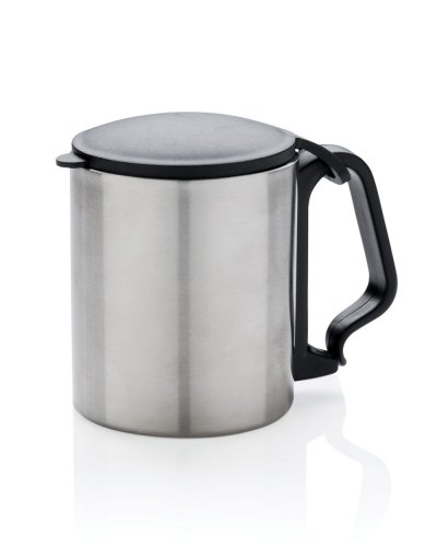 Tazza con moschettone 200 ml Argento
