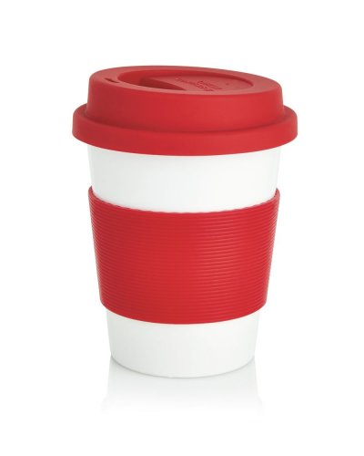 Tazza da caffè in PLA 350 ml Rosso