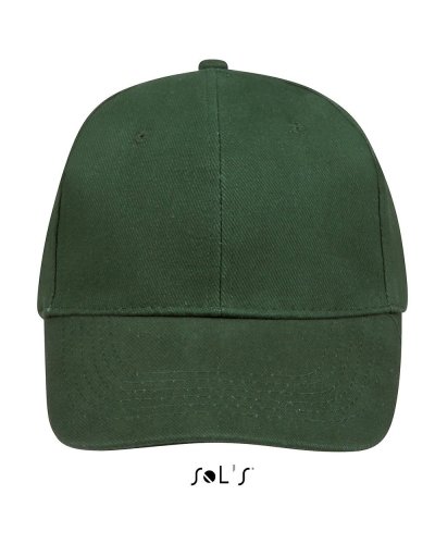Cappellino adulto 6 pannelli Buffalo Verde Bottiglia