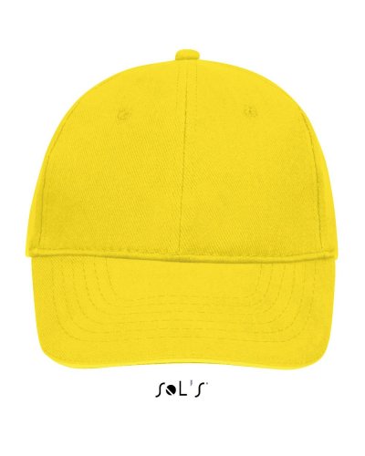 Cappellino adulto 6 pannelli Buffalo Giallo Oro