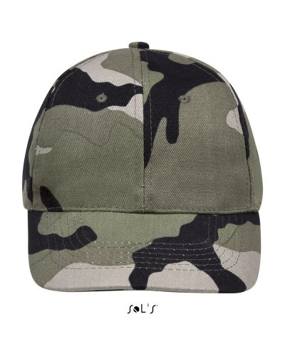 Cappellino adulto 6 pannelli Buffalo Camo