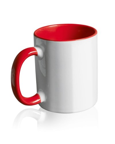 Tazza Mug Colorin 300 ml per sublimazione Rosso