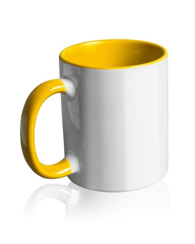 Tazza Mug Colorin 300 ml per sublimazione Giallo