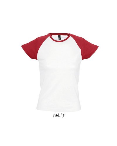 T-shirt Milky Bianco / Rosso