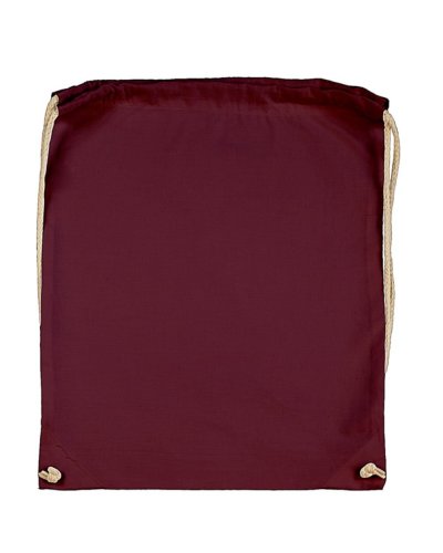 Zainetto con coulisse chestnut Burgundy