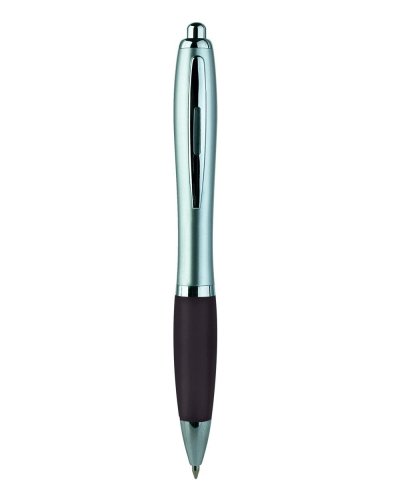 Penna a sfera con clip in metallo Nero