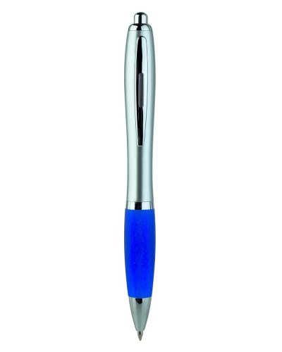Penna a sfera con clip in metallo Blu