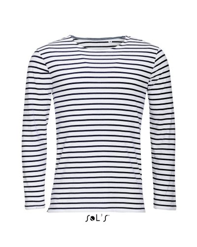 T-shirt uomo Marine men Bianco / Blu navy