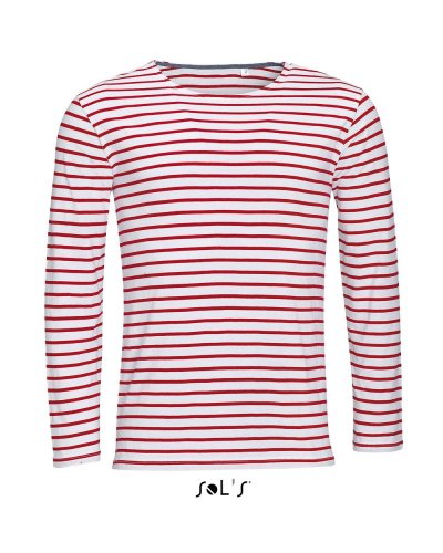 T-shirt uomo Marine men Bianco / Rosso