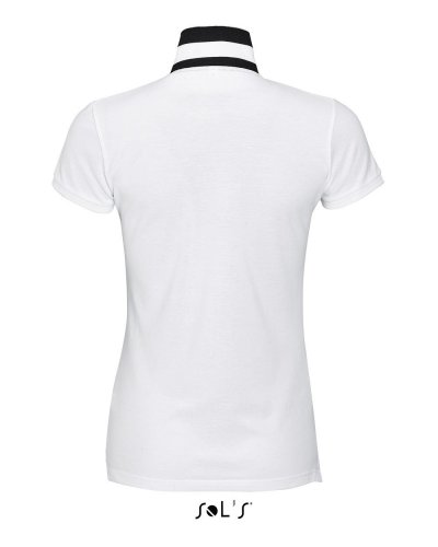 Polo Patriot women Bianco / Nero